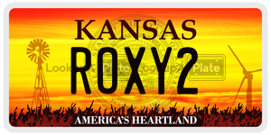 ROXY2  license plate in KS