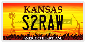 S2RAW  license plate in KS