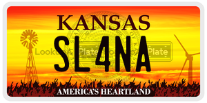 SL4NA  license plate in KS