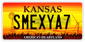 SMEXYA7  license plate in KS