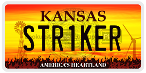 STR1KER  license plate in KS