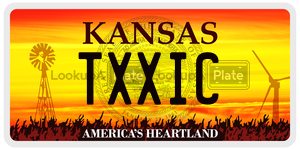 TXXIC  license plate in KS