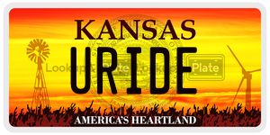 URIDE  license plate in KS
