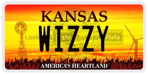 WIZZY  license plate in KS