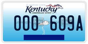 000609A  license plate in KY