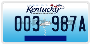 003987A  license plate in KY