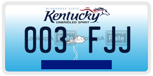 003FJJ  license plate in KY