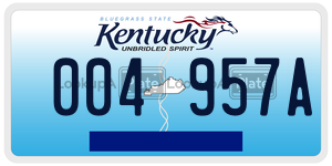 004957A  license plate in KY