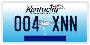 004XNN  license plate in KY
