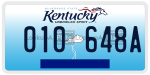 010648A  license plate in KY