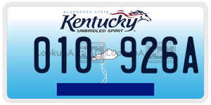 010926A  license plate in KY