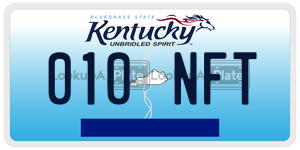 010NFT  license plate in KY