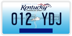 012YDJ  license plate in KY