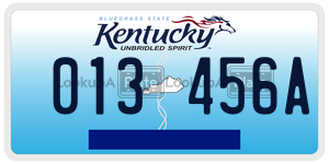 013456A  license plate in KY
