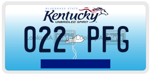022PFG  license plate in KY