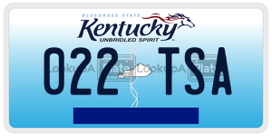 022TSA  license plate in KY