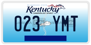 023YMT  license plate in KY