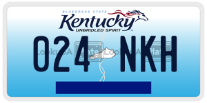 024NKH  license plate in KY