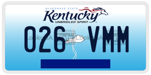 026VMM  license plate in KY
