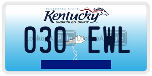 030EWL  license plate in KY