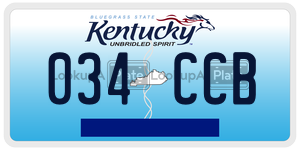 034CCB  license plate in KY