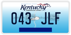 043JLF  license plate in KY
