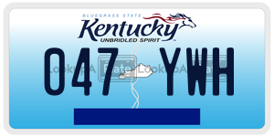 047YWH  license plate in KY