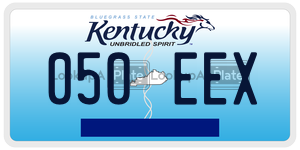 050EEX  license plate in KY