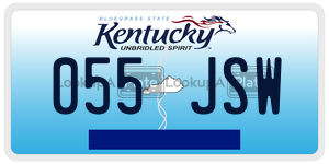 055JSW  license plate in KY