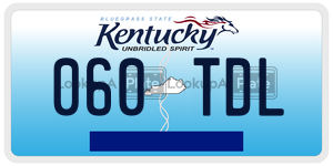 060TDL  license plate in KY