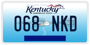 068NKD license plate in Kentucky