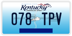 078TPV  license plate in KY