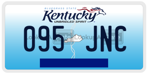 095JNC  license plate in KY