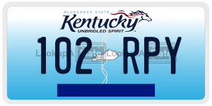102RPY  license plate in KY