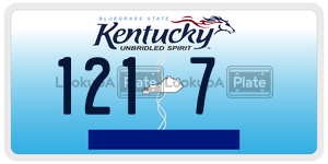 1217  license plate in KY