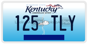 125TLY  license plate in KY