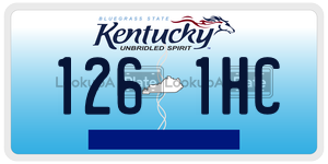 1261HC license plate in Kentucky