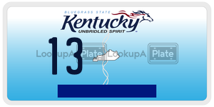 13  license plate in KY