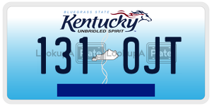 1310JT license plate in Kentucky