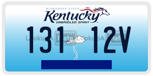 13112V  license plate in KY