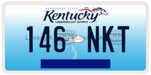 146NKT  license plate in KY