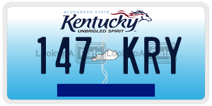 147KRY  license plate in KY
