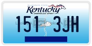 1513JH  license plate in KY