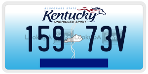 15973V  license plate in KY