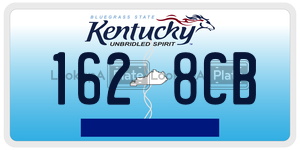 1628CB  license plate in KY