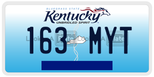 163MYT  license plate in KY