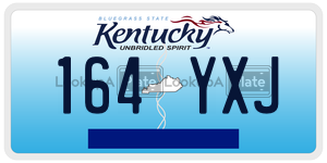 164YXJ  license plate in KY