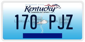 170PJZ  license plate in KY