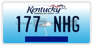 177NHG license plate in Kentucky