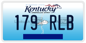 179RLB  license plate in KY